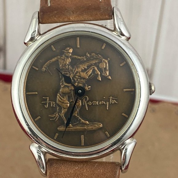 Vintage Bronco Buster by Frederic Remington Original Masterpiece Watch